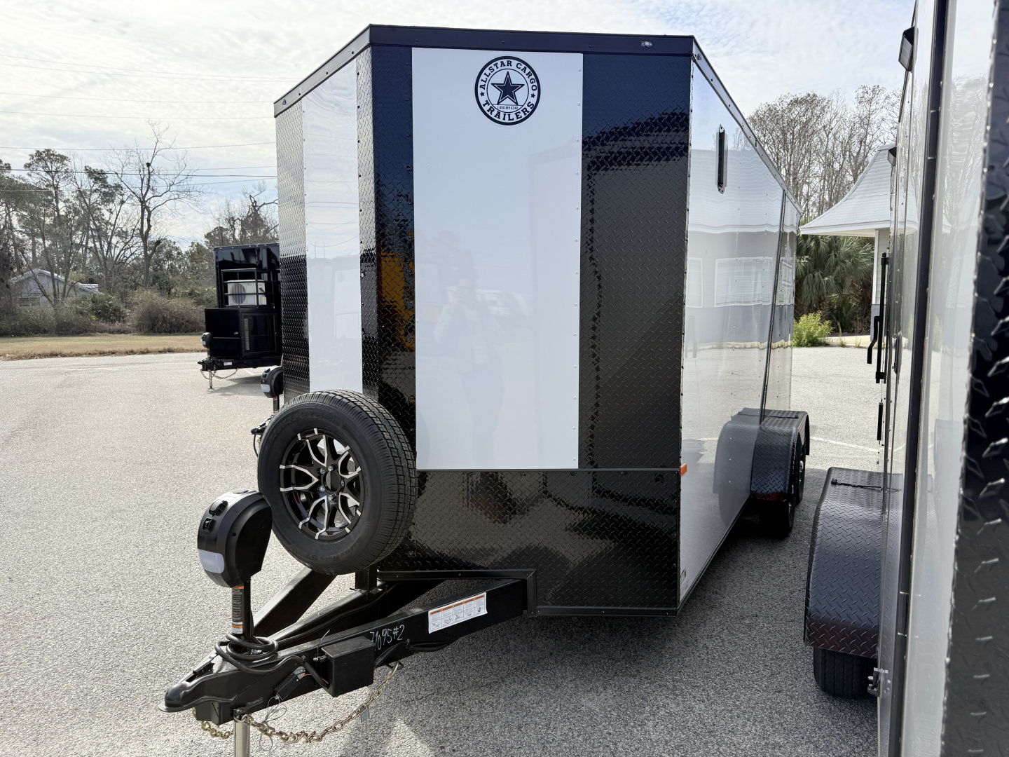 New 2026 Rock Solid Cargo 7x16 Motorcycle Trailer