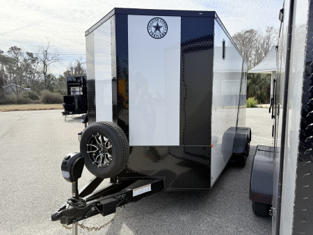 New 2026 Rock Solid Cargo 7x16 Motorcycle Trailer