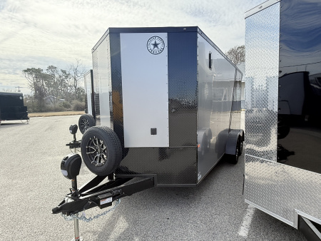 New 2026 Rock Solid Cargo 7x16 Motorcycle Trailer