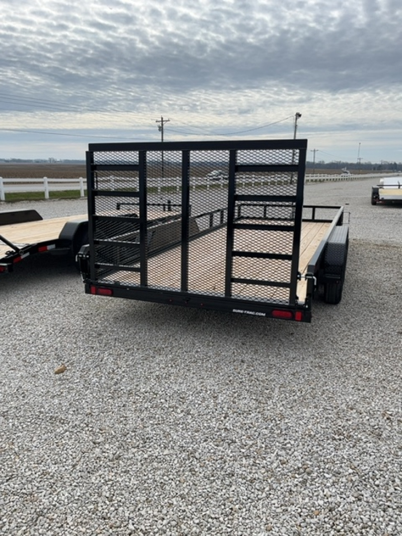 New 2026 Sure-Trac 7 x 18 7K Tube Top Utility Trailer