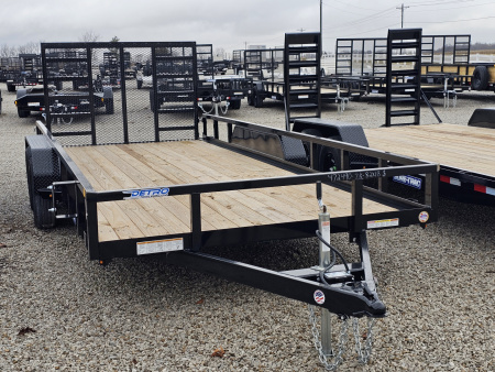 New 2026 Sure-Trac 7 x 18 7K Tube Top Utility Trailer