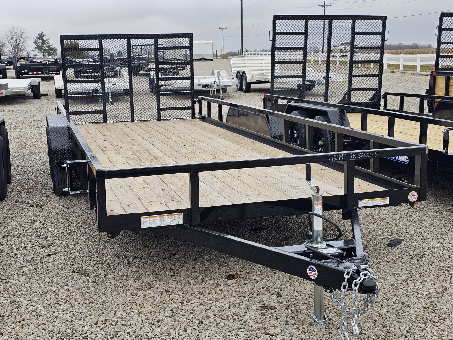 New 2026 Sure-Trac 7 x 20 7K Tube Top Utility Trailer