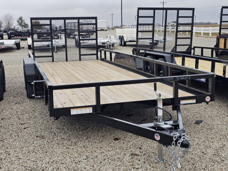 New 2026 Sure-Trac 7 x 20 7K Tube Top Utility Trailer