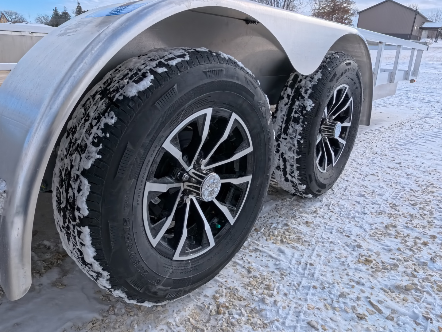 New 2026 H&H Trailers 82 x 20 Aluminum Rail Side Utility with 7K GVWR - Tandem Axles