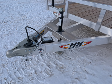 New 2026 H&H Trailers 82 x 20 Aluminum Rail Side Utility with 7K GVWR - Tandem Axles