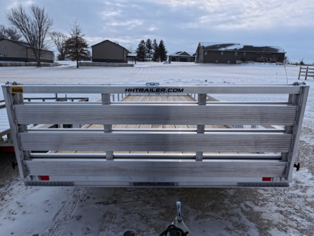 New 2026 H&H Trailers 82 x 20 Aluminum Rail Side Utility with 7K GVWR - Tandem Axles