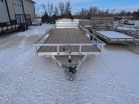 New 2026 H&H Trailers 82 x 20 Aluminum Rail Side Utility with 7K GVWR - Tandem Axles