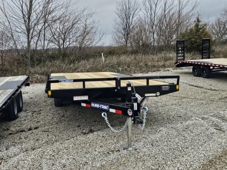 New 2026 Sure-Trac 8.5 x 20 10K Std Duty Flat Deck Deckover Trailer