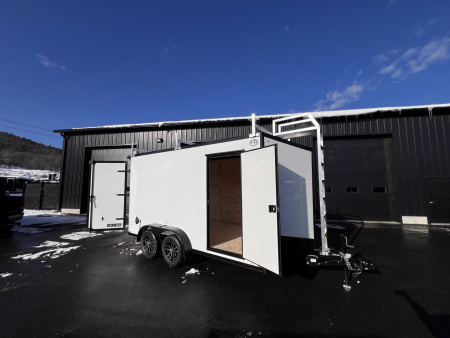 New 2026 US Cargo 7X14+ 2ft V-Nose / I-Beam Frame / Contractor Package / 7' interior / Blackout - 7000GVW