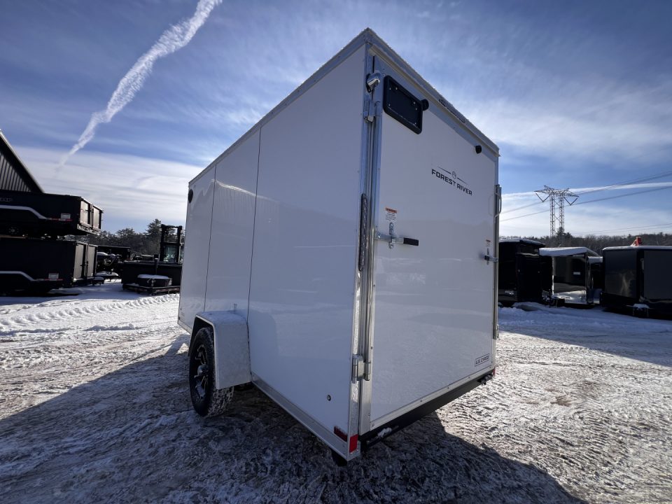 New Dent Sale* 2026 US Cargo 6X12 + 2ft V nose/ Ramp Door / 6'6" interior/Polycore/ Ext. Tongue - 2990gvw