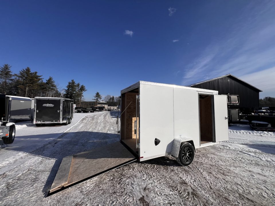 New Dent Sale* 2026 US Cargo 6X12 + 2ft V nose/ Ramp Door / 6'6" interior/Polycore/ Ext. Tongue - 2990gvw