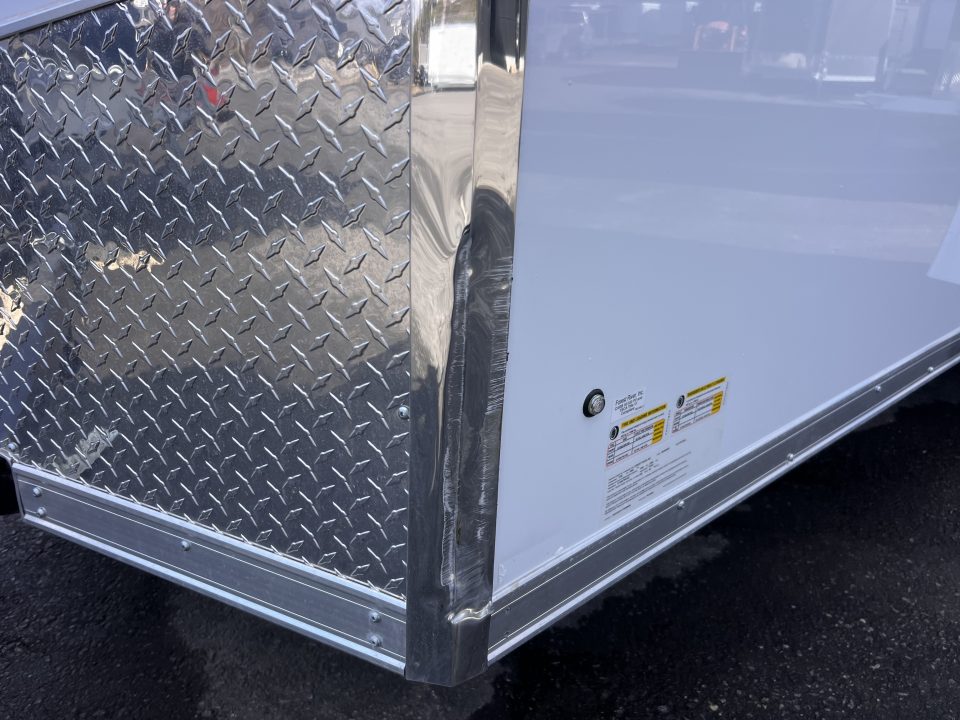 New Dent Sale* 2026 US Cargo 6X12 + 2ft V nose/ Ramp Door / 6'6" interior/Polycore/ Ext. Tongue - 2990gvw