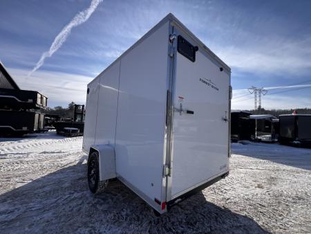 New Dent Sale* 2026 US Cargo 6X12 + 2ft V nose/ Ramp Door / 6'6" interior/Polycore/ Ext. Tongue - 2990gvw