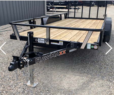 New 2026 RawMaxx UTX Utility Trailer