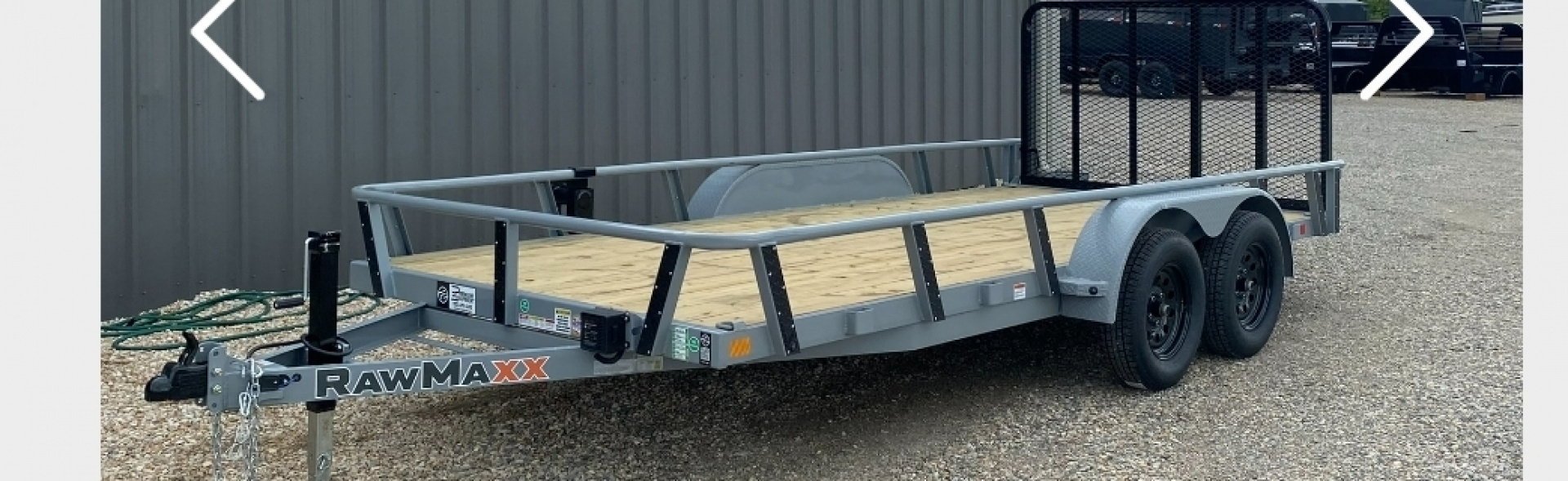 New 2026 RawMaxx UTX Utility Trailer