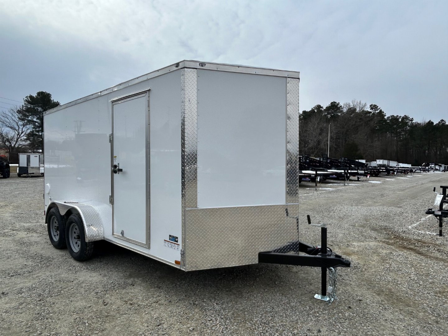 New 2026 Anvil 7X14 7K w/ Double Rear Doors Cargo / Enclosed Trailer ...