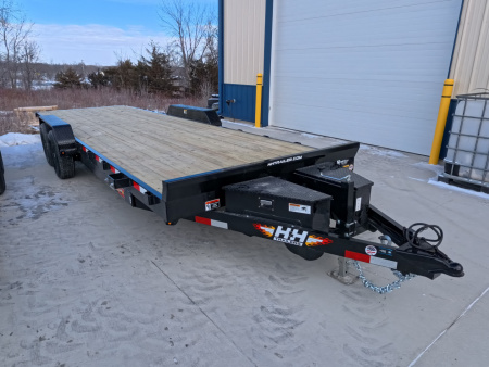 New 2026 H&H Trailers 82 x 24 Electric Tilt Speed Loader Tilt Trailer