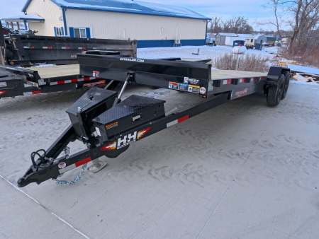 New 2026 H&H Trailers 82 x 24 Electric Tilt Speed Loader Tilt Trailer