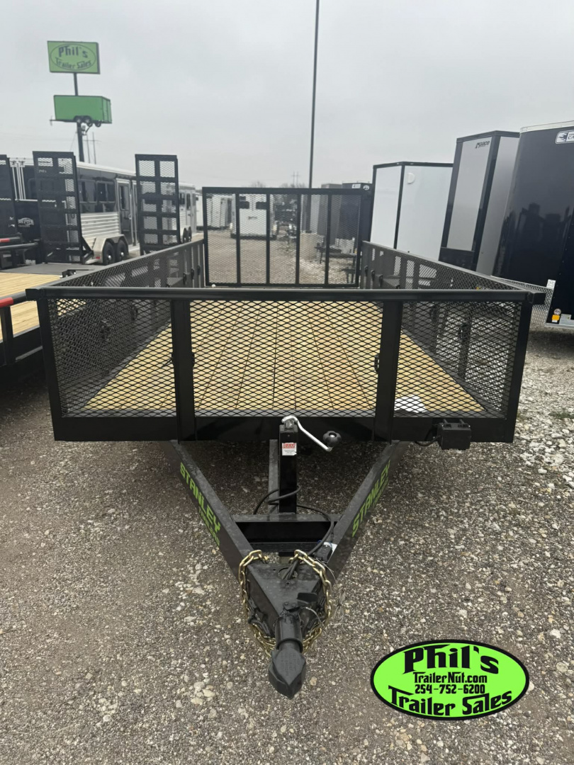 New Stanley Trailers 83X16 LANDSCAPE TRAILER 24'' EXPANDED METAL SIDES REAR GATE & 6000 LB DEXTER AXLES DE-RATED TO 9990GVWR Utility Trailer