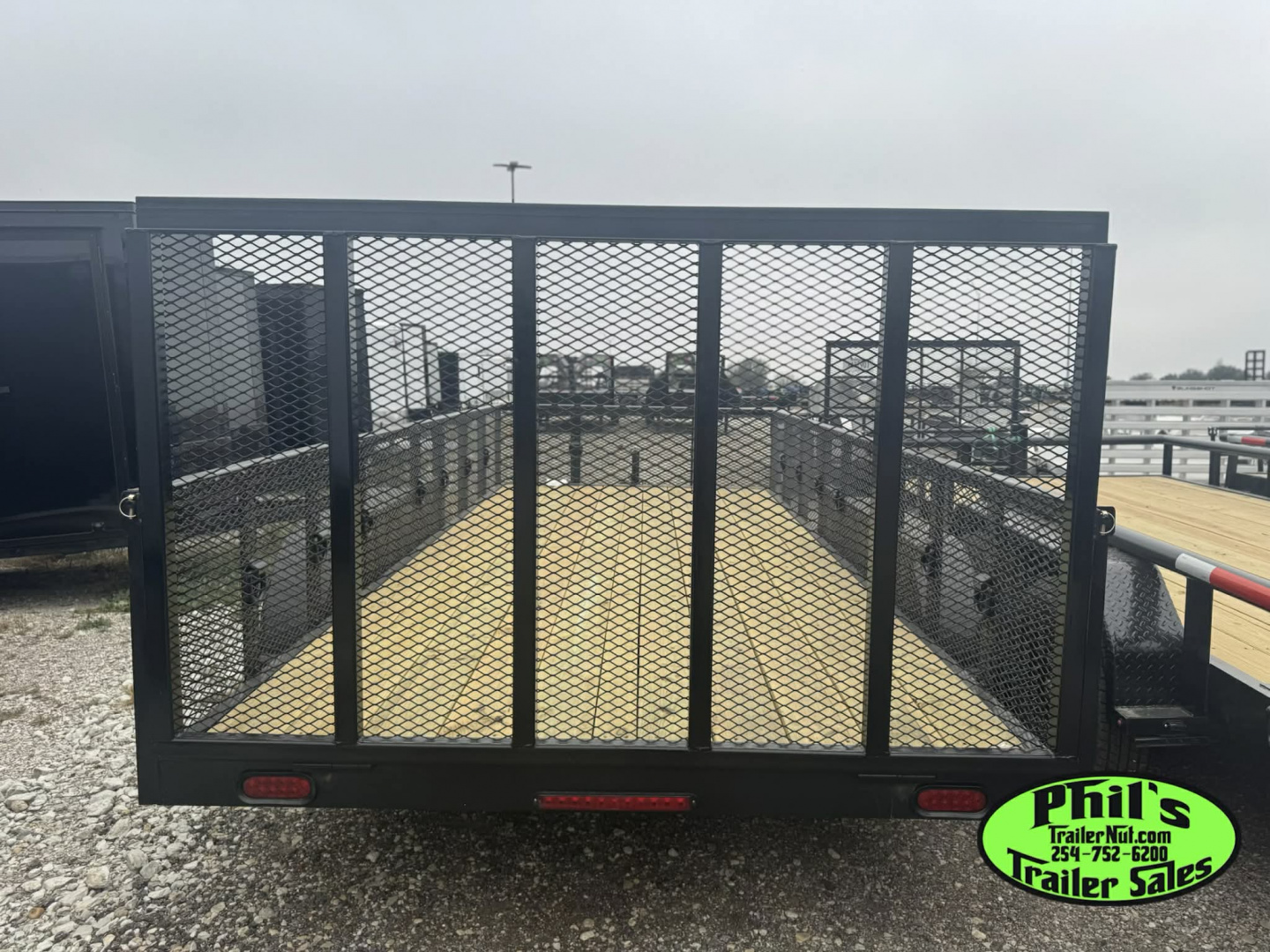 New Stanley Trailers 83X16 LANDSCAPE TRAILER 24'' EXPANDED METAL SIDES REAR GATE & 6000 LB DEXTER AXLES DE-RATED TO 9990GVWR Utility Trailer