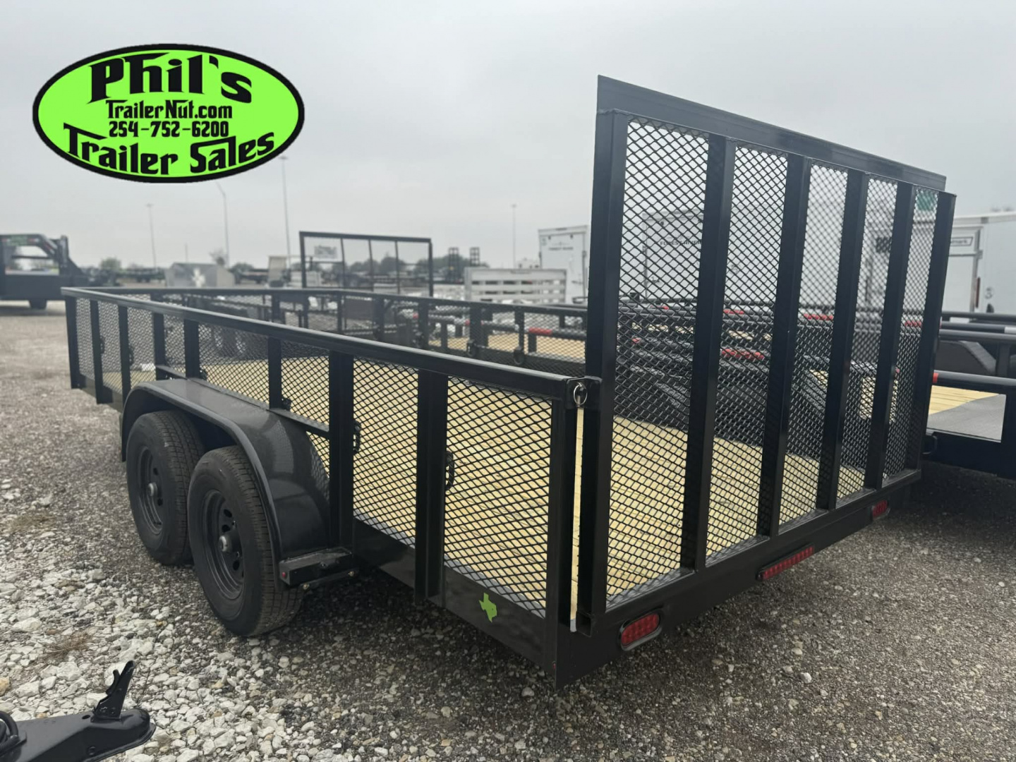 New Stanley Trailers 83X16 LANDSCAPE TRAILER 24'' EXPANDED METAL SIDES REAR GATE & 6000 LB DEXTER AXLES DE-RATED TO 9990GVWR Utility Trailer