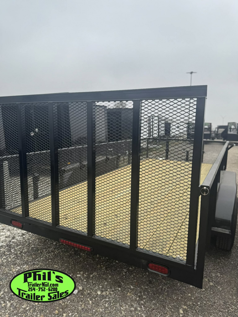 New Stanley Trailers 83X16 LANDSCAPE TRAILER 24'' EXPANDED METAL SIDES REAR GATE & 6000 LB DEXTER AXLES DE-RATED TO 9990GVWR Utility Trailer