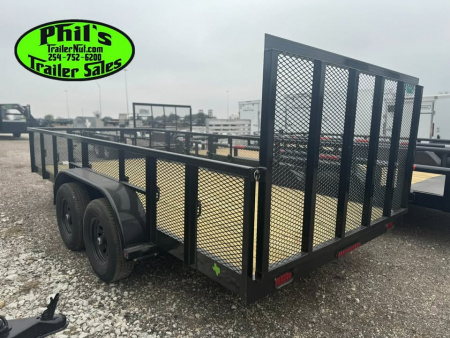New Stanley Trailers 83X16 LANDSCAPE TRAILER 24'' EXPANDED METAL SIDES REAR GATE & 6000 LB DEXTER AXLES DE-RATED TO 9990GVWR Utility Trailer