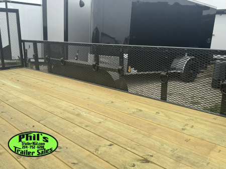 New Stanley Trailers 83X16 LANDSCAPE TRAILER 24'' EXPANDED METAL SIDES REAR GATE & 6000 LB DEXTER AXLES DE-RATED TO 9990GVWR Utility Trailer