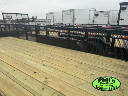 New Stanley Trailers 83X16 LANDSCAPE TRAILER 24'' EXPANDED METAL SIDES REAR GATE & 6000 LB DEXTER AXLES DE-RATED TO 9990GVWR Utility Trailer