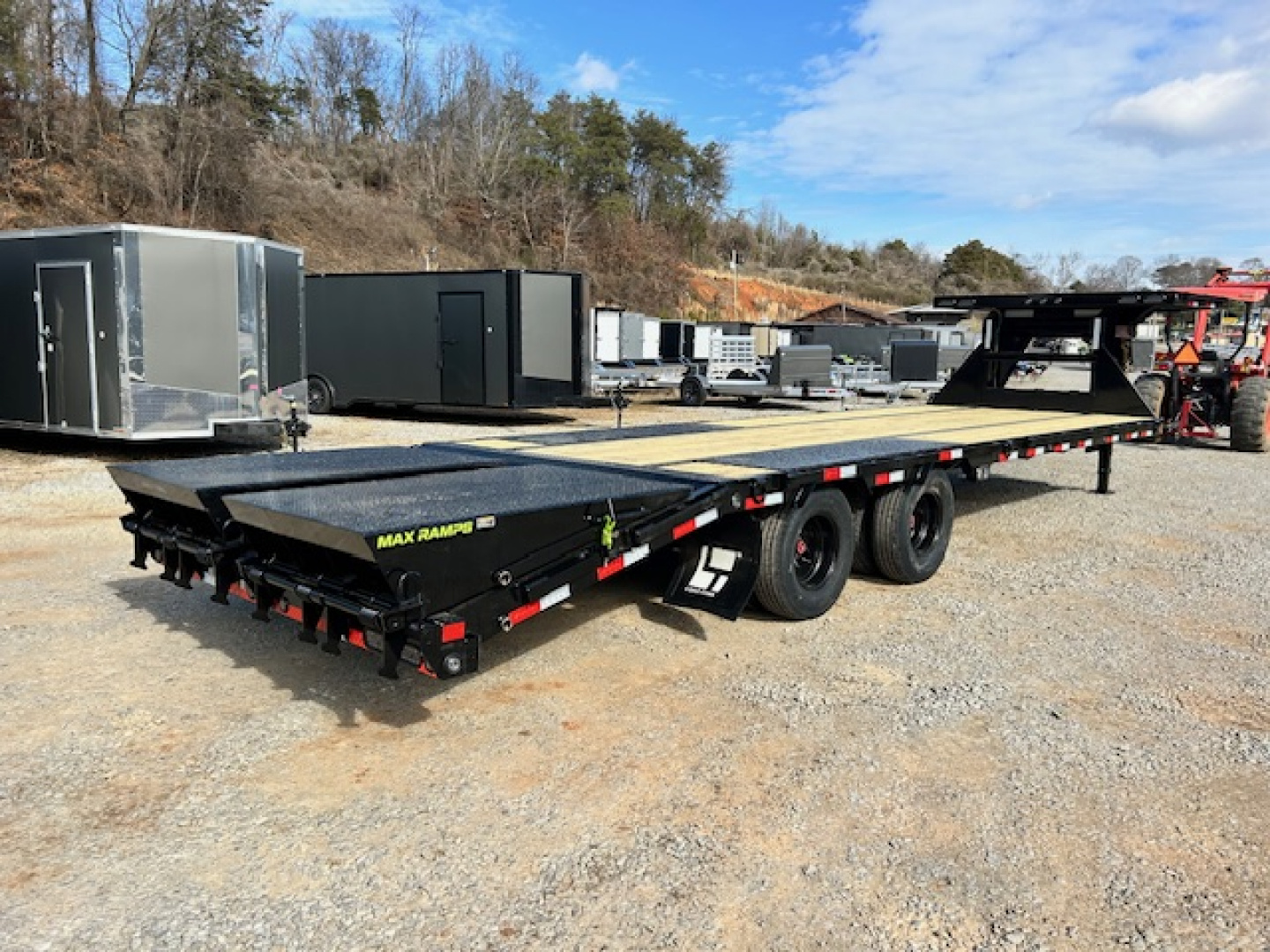 New 2026 Load Trail 102x28 24k w/ deck over the neck Equipment Trailer