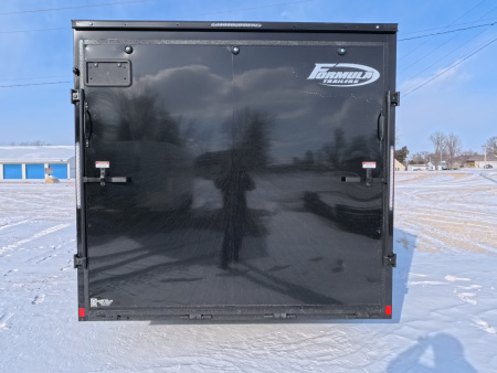 New 2026 Formula Trailers 8.5 x 20 x 7 Traverse Flat Top V-Nose Car Hauler 10k, Aluminum Rims, 16" OC Wall Posts, Composite Black, Extended Hitch with Coupler Cargo / Enclosed Trailer
