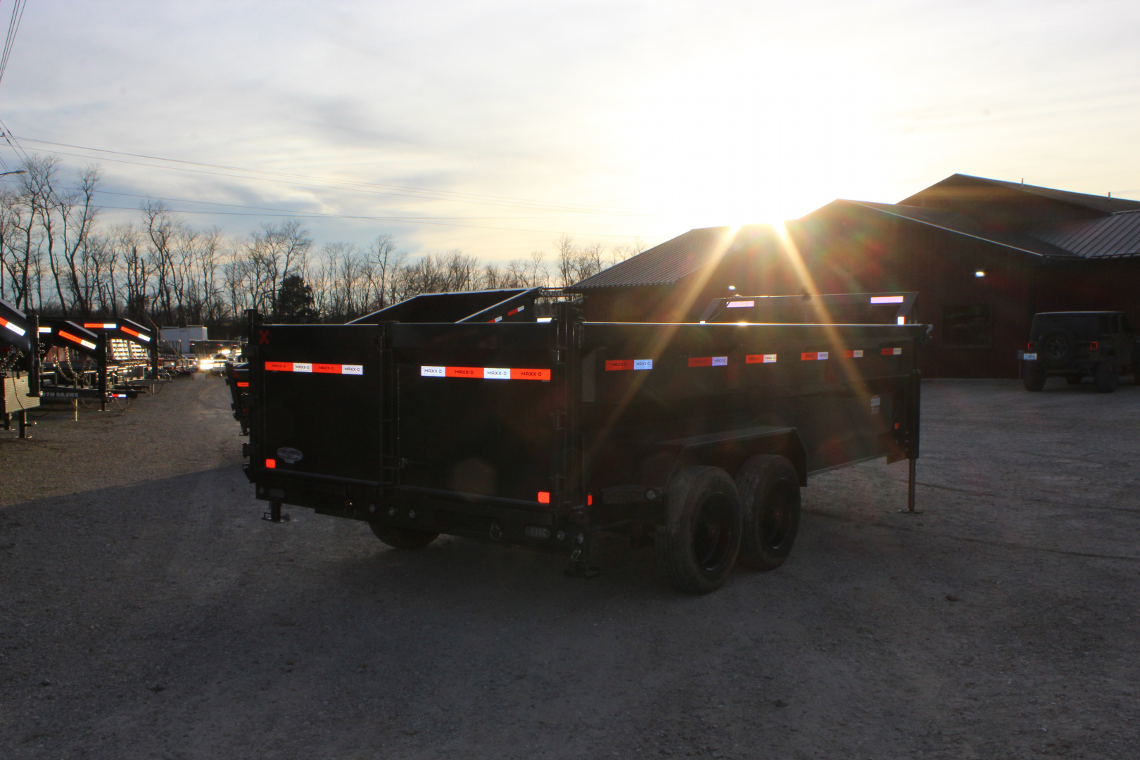 New 2026 MAXXD DJX 16' Gooseneck Dump Trailer