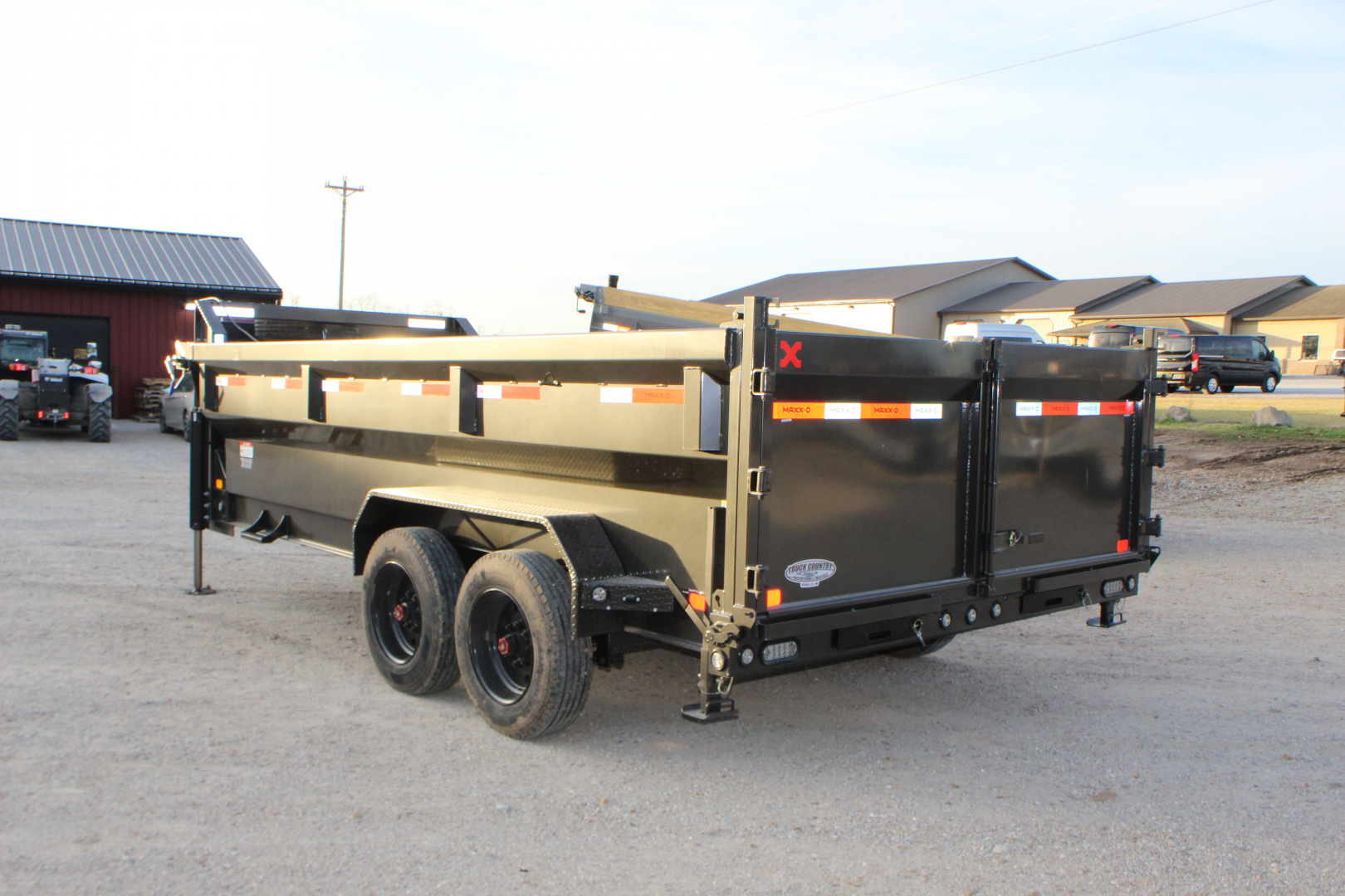 New 2026 MAXXD DJX 16' Gooseneck Dump Trailer