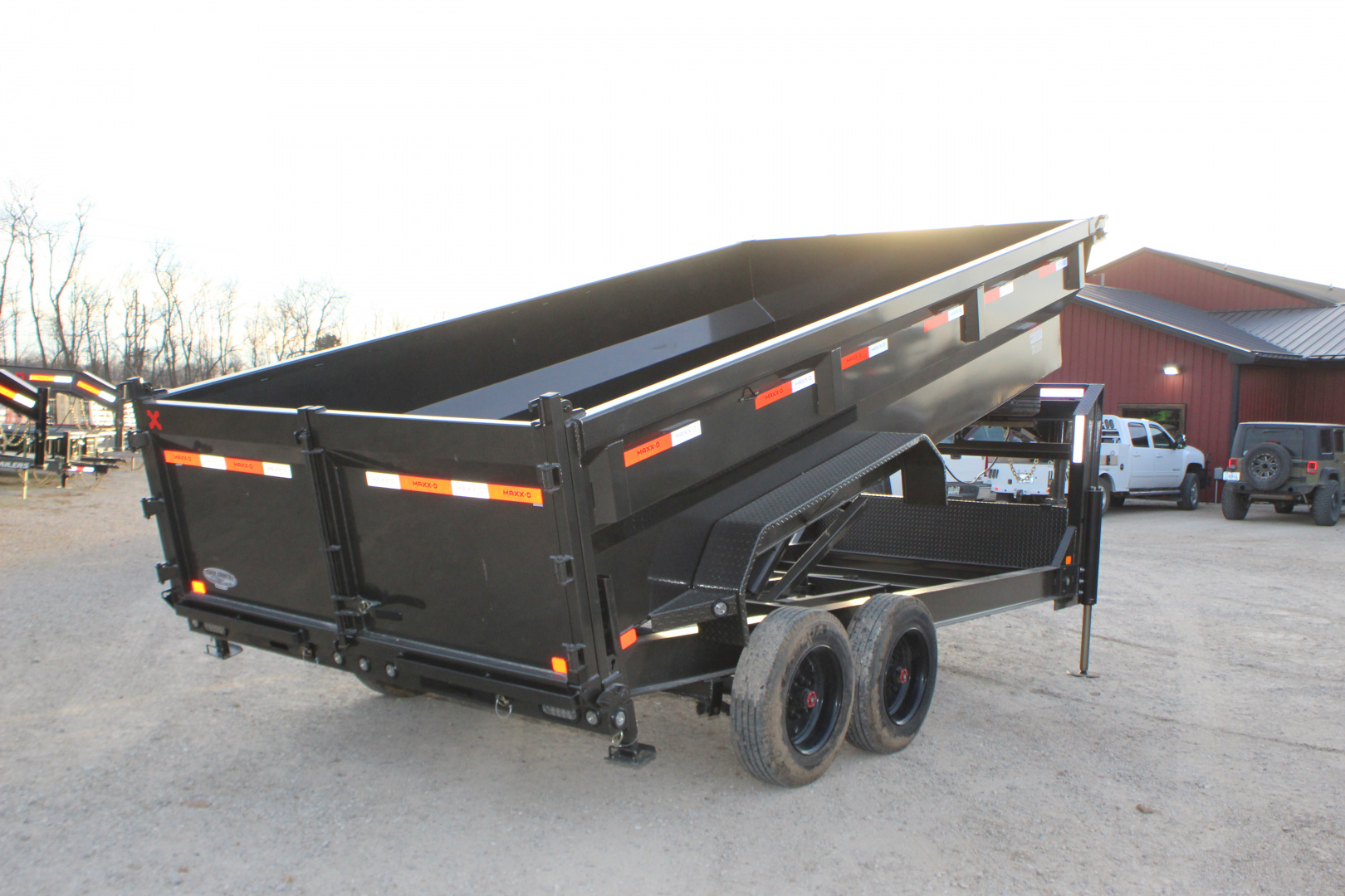 New 2026 MAXXD DJX 16' Gooseneck Dump Trailer