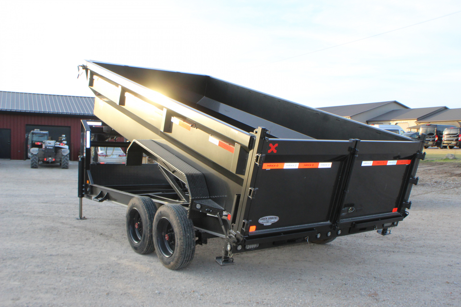 New 2026 MAXXD DJX 16' Gooseneck Dump Trailer