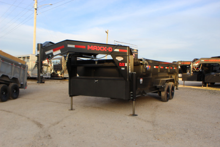 New 2026 MAXXD DJX 16' Gooseneck Dump Trailer