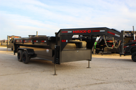 New 2026 MAXXD DJX 16' Gooseneck Dump Trailer