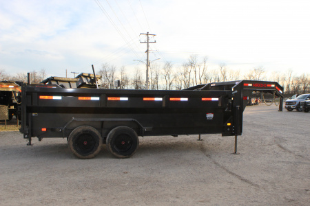 New 2026 MAXXD DJX 16' Gooseneck Dump Trailer