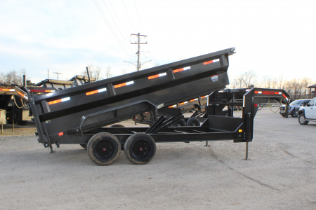 New 2026 MAXXD DJX 16' Gooseneck Dump Trailer