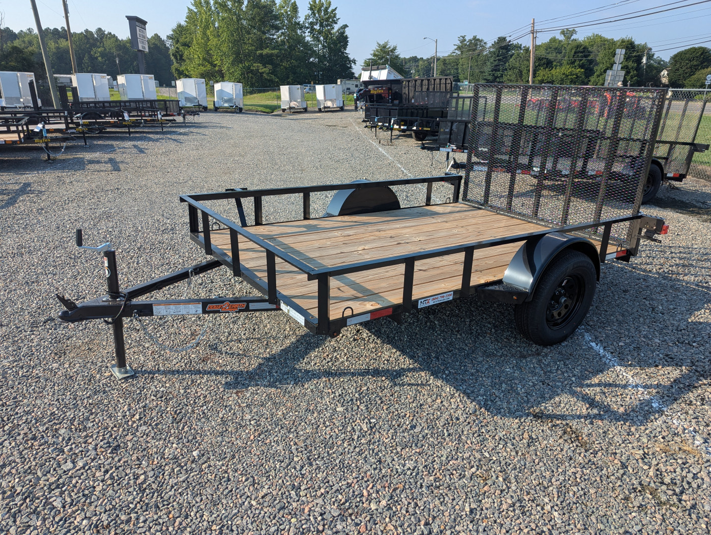 New 2026 Down 2 Earth Trailers 6x10 w/ Gate Utility Trailer