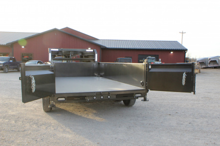 New 2025 MAXXD DJX 14' gooseneck Dump Trailer