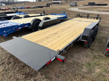 New 2026 PJ Trailers 14k T6 20' Tilt Trailer (16' tilt +4' stationary) Tilt Trailer
