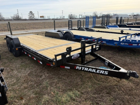 New 2026 PJ Trailers 14k T6 20' Tilt Trailer (16' tilt +4' stationary) Tilt Trailer
