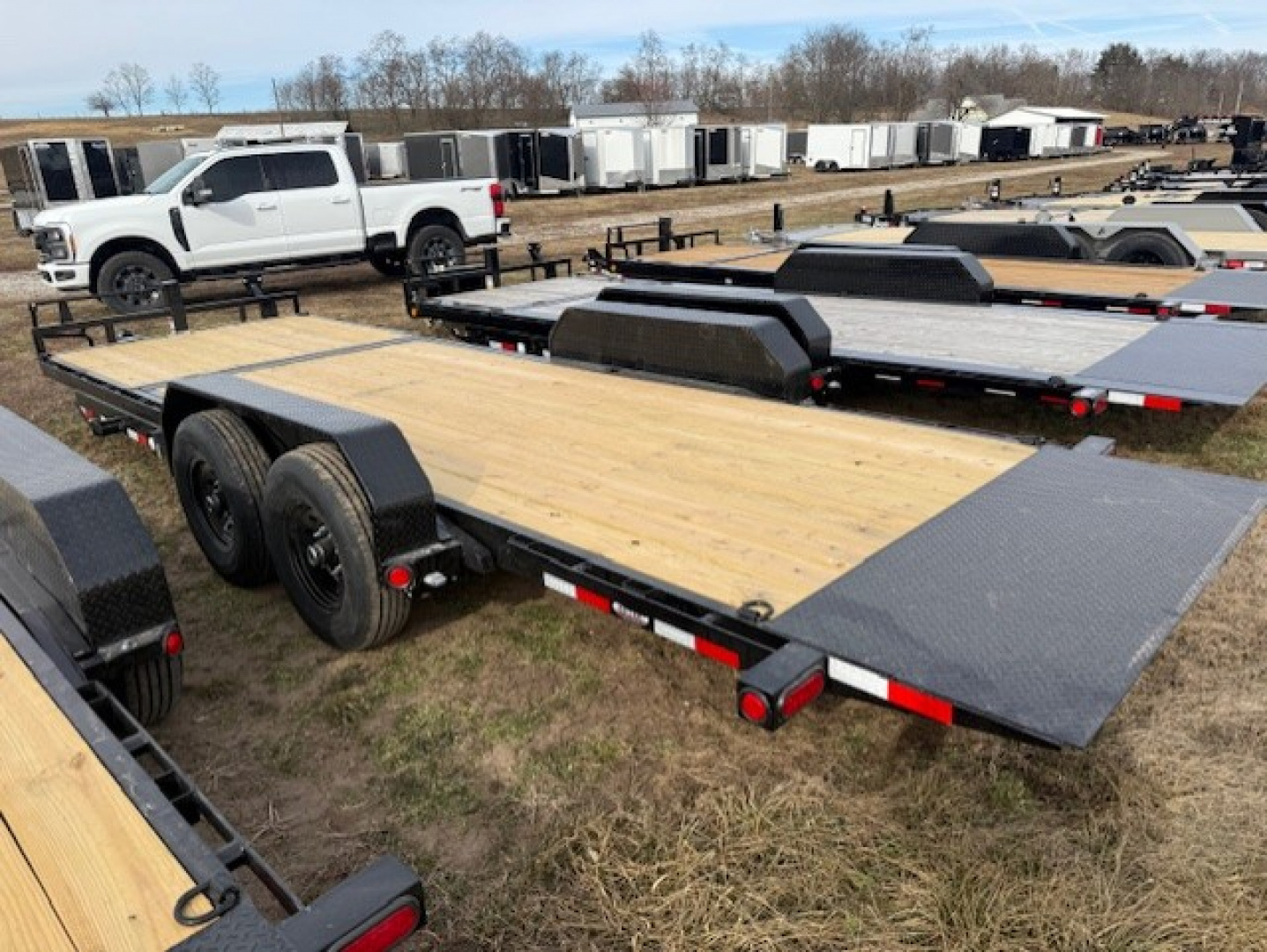 New 2026 PJ Trailers 14k T6 22' Tilt Trailer (16' tilt +6' stationary) Tilt Trailer