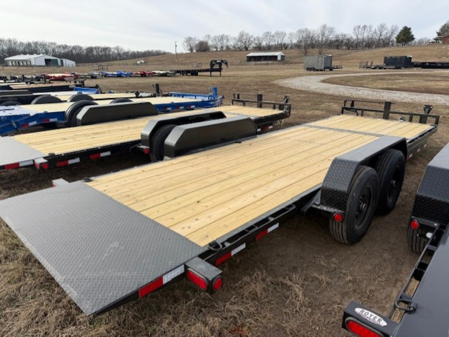 New 2026 PJ Trailers 14k T6 22' Tilt Trailer (16' tilt +6' stationary) Tilt Trailer