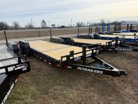 New 2026 PJ Trailers 14k T6 22' Tilt Trailer (16' tilt +6' stationary) Tilt Trailer