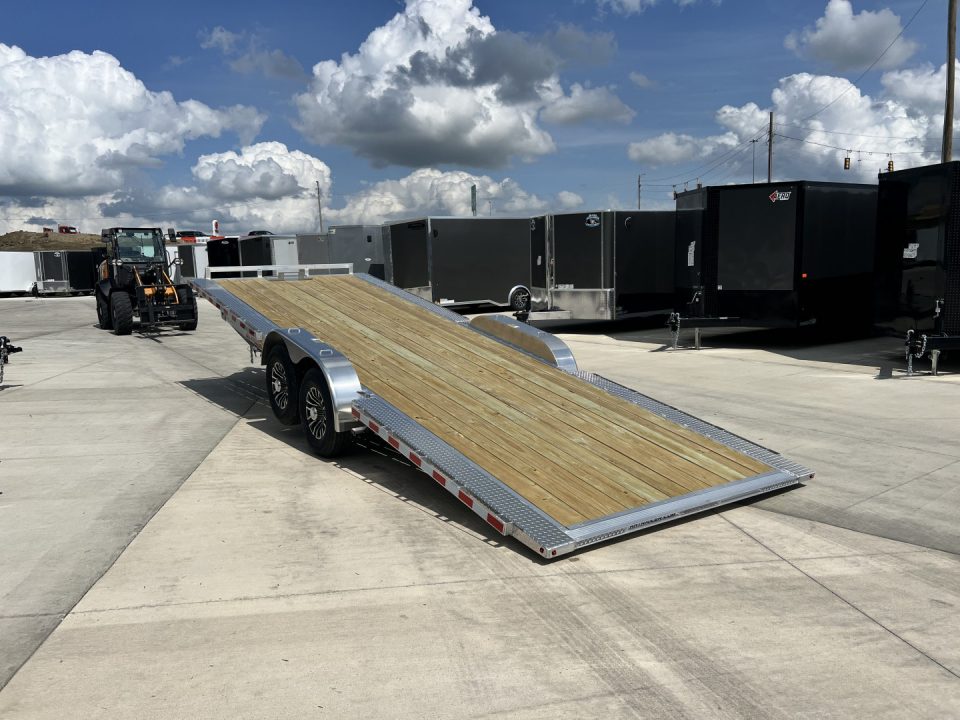 New NEW 2026 H&H Speedloader 14K 102" wide ALUMINUM 24’ POWER TILTbed flatbed Trailer
