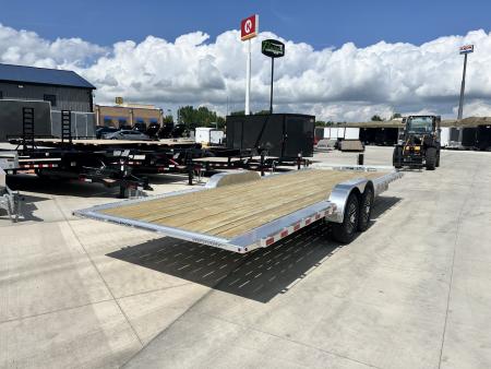 New NEW 2026 H&H Speedloader 14K 102" wide ALUMINUM 24’ POWER TILTbed flatbed Trailer