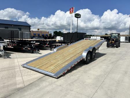 New NEW 2026 H&H Speedloader 14K 102" wide ALUMINUM 24’ POWER TILTbed flatbed Trailer