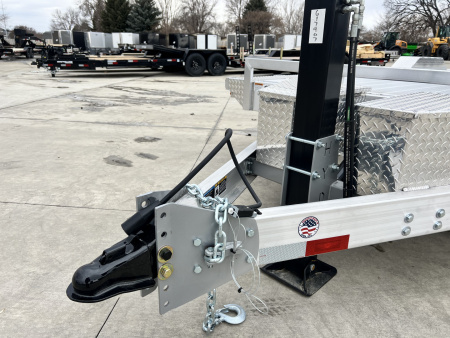 New NEW 2026 H&H Speedloader 14K 102" wide ALUMINUM 24’ POWER TILTbed flatbed Trailer